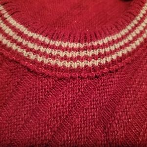 Burgundy, sweater vest, mens, no tag